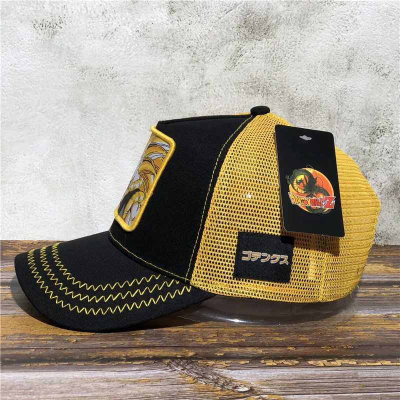 Dragon Ball Goku бейсболка s для мужчин и женщин Snapback хип-хоп летняя кепка Bone gorra hombre Регулируемая Кепка для водителя грузовика сетчатая Кепка для папы