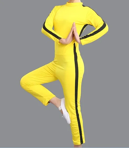 Jeet Kune Do игра костюм смерти комбинезон Брюс Ли классический желтый Униформа кунг-фу Косплей JKD для детей взрослых костюм Ушу