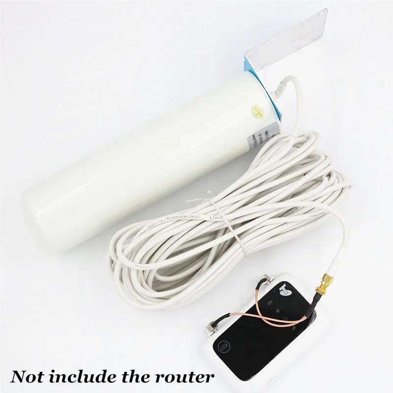  4G LTE antenna 3G 4G external antennna SMA-M outdoor antenna with 10m and SMA-F to CRC9/TS9/SMA con