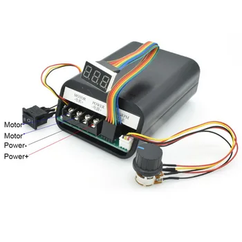 

PWM dc motor speed controller max 60A CCW digital display 0~100% adjustable drive module Input 10V~55V new
