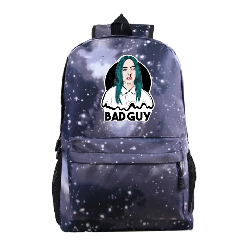 Коричневый Billie Eilish рюкзак подростковые рюкзаки школьные ранцы для мальчиков и девочек дорожные сумки рюкзак для ноутбука модный Mochila Bolsa Escolar - Цвет: Коричневый