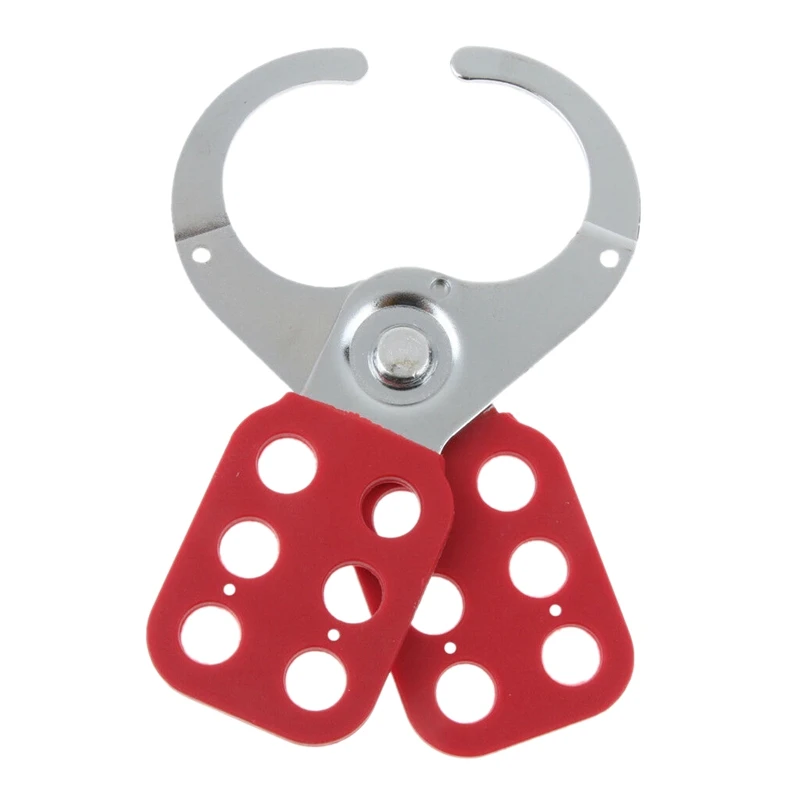 

Steel Lockout Hasp Lock Heavy Duty Safty Lockout Hasp 38mm Red