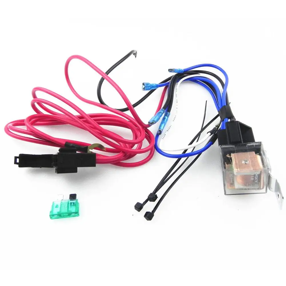 12V 2M 30A Horn Wiring Harness Relay Kit For Car Modification Blast