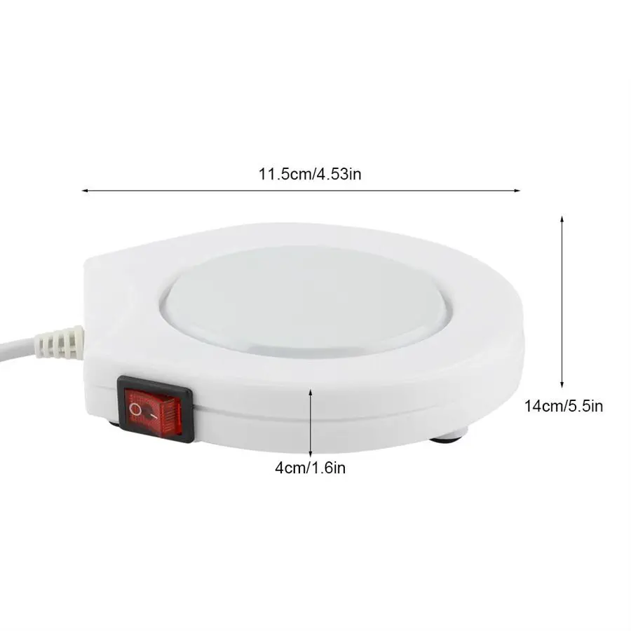 220V Mug Warmer Electronic Coffee Milk Tea Cup Heater, Mug Insulation Cup Heater Warmer Pad Home Office Use