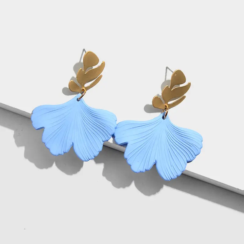 JJFOUCS металлические серьги подвески в стиле бохо с листьями и цветами для женщин