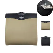 Светодиодная сумка для хранения двойного назначения, автомобильный мусорный ящик для мусора, мусорный бак, Стильный чехол для пыли, сумка для спинки сиденья для Nissan, пепельница, бочонок