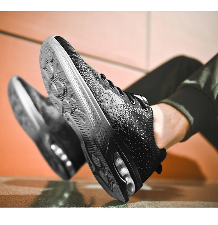Men Tennis Shoes Lightweight Comfortable Air Cushion Shoes for Outdoor Jogging Walking Air Mesh Sneakers Chaussure Homme