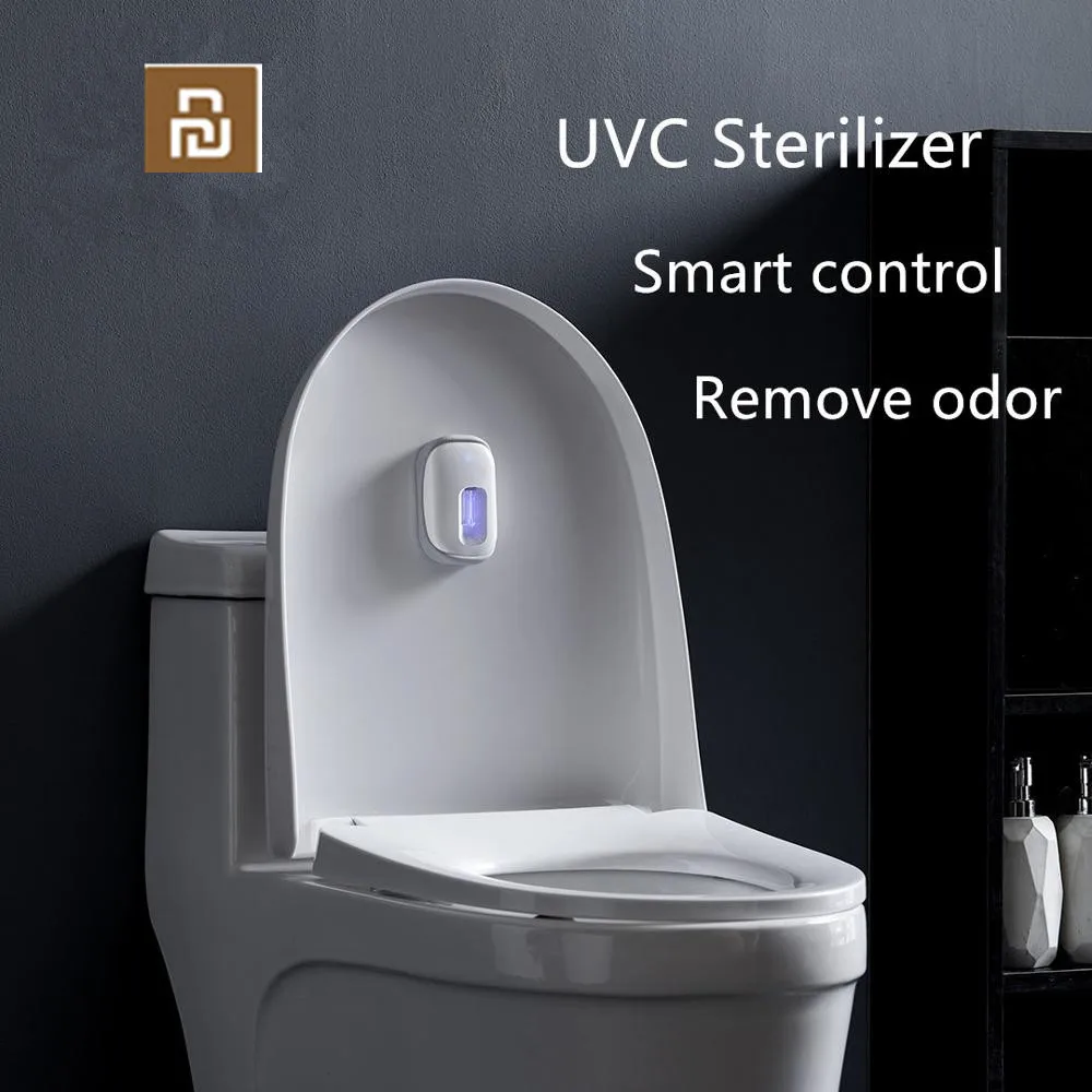 Xiaoda – Dispositivo inteligente de esterilización ultravioleta para WC, lámpara germicida UV impermeable IPX4 para inodoro, recargable por USB, elimina olores, de Youpin