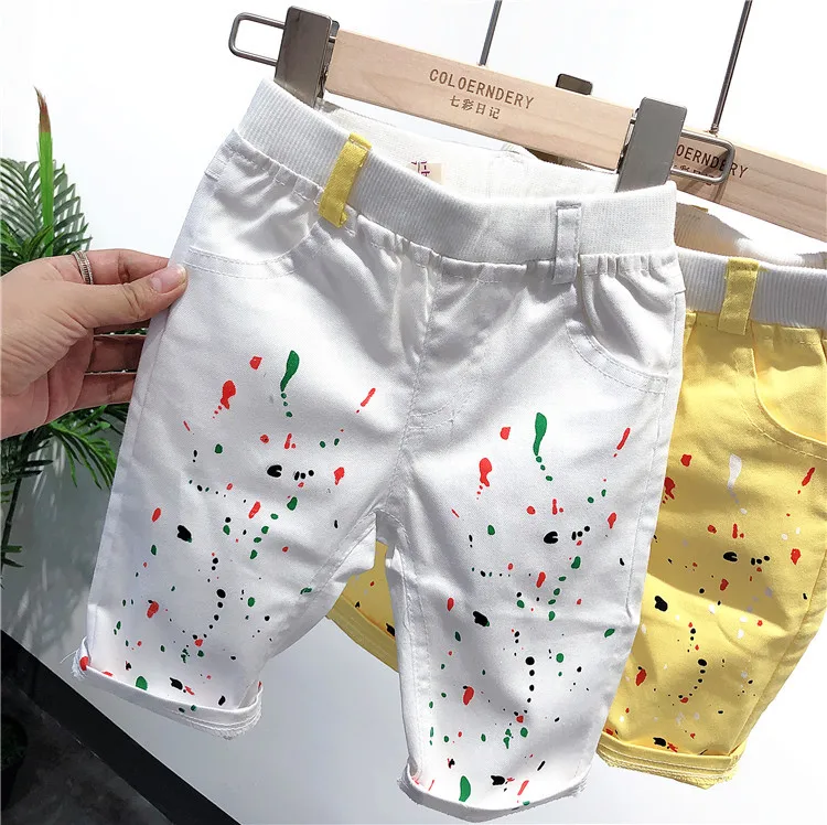 

Baby Beach Shorts Summer Thin BOY'S Cropped Trousers Summer Children Air Conditioner Pants Children Short Pants Men's Thin Short