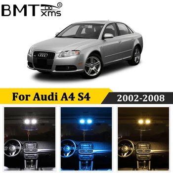 

BMTxms 22Pcs Canbus Led Car Interior Light For Audi A4 S4 RS4 B6 B7 8E Sedan Avant LED Interior Kit 2002-2008 super bright