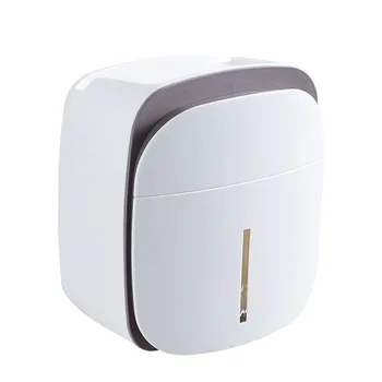 

Toilet Paper Holders Bathroom Waterproof Tissue Box With Phone Shelf Drawer Multifunctional Shelf Portable Paper Holders Khaki