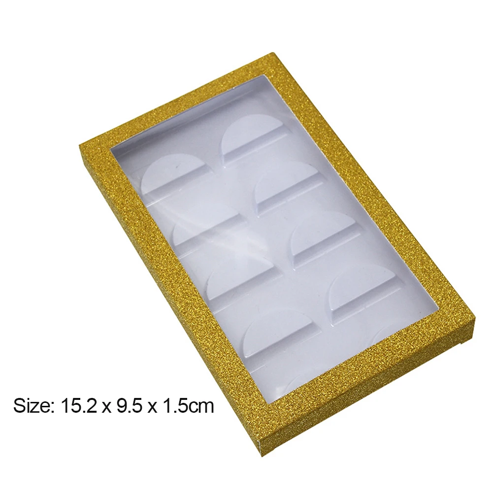 10pcs Gift Organizer False Eyelashes Container Storage Cosmetic Reusable Makeup Tool Empty Case Lashes Packing Box Home Travel