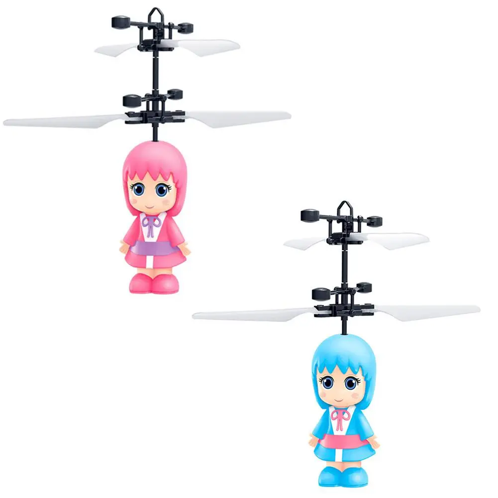 Новая модная ручная Летающая маленькая фея Индукционная Aircrafting Little Yellow Manes подвеска вертолет детская игрушка