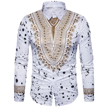Femi African Long Sleeve  Shirt