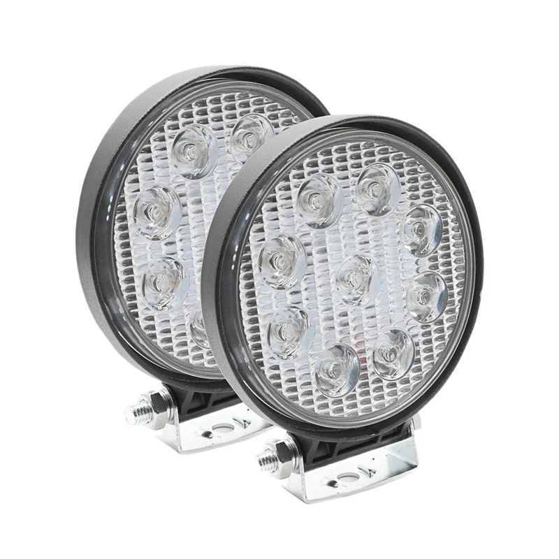2Pcs 12V 24V 27W Led Car Work Light Bar Spot Flood Beam Motorcycle Lamps Driving for Off Road Tractor | Автомобили и мотоциклы