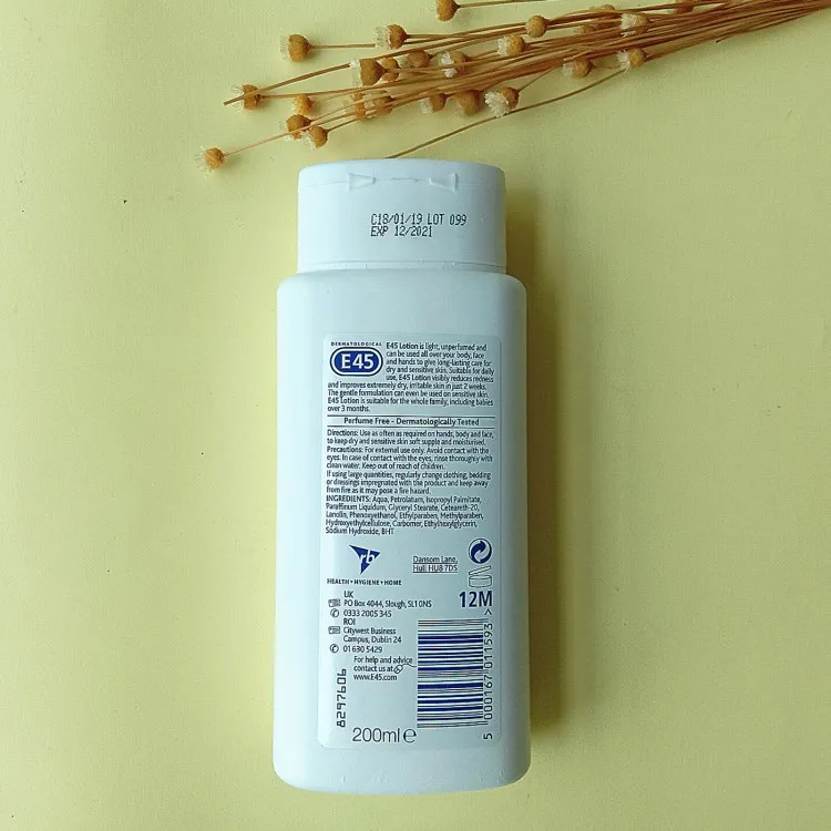 E45 освежающий увлажняющий Универсальный увлажняющий крем глубокий увлажняющий лосьон для тела 1 шт/200 мл