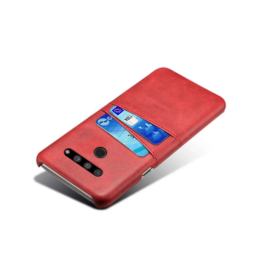 SCK кожаный держатель для карт со слотами чехол s для LG V50 чехол thinq тонкий гибридный жесткий пластиковый чехол для телефона