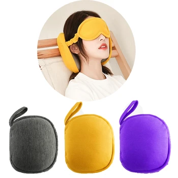 

Newest Electric Hot Compress Eye Mask Cervical Pillow Multifunctional Massage Neck Protection Sleep Treasure Relieve Eye Fatigue