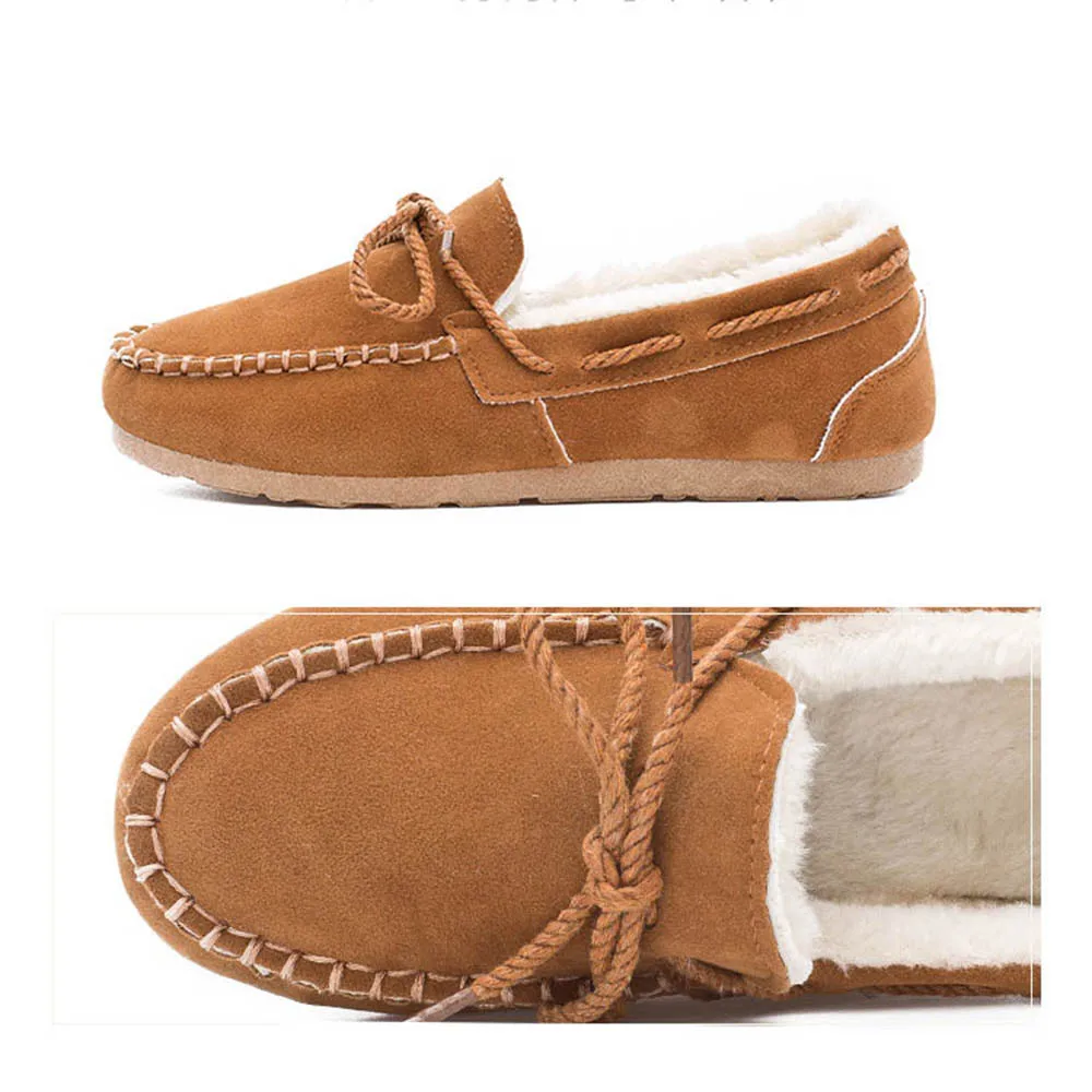 Мокасины женские зимние х/б без застежки с круглым носком|Обувь каблука| |