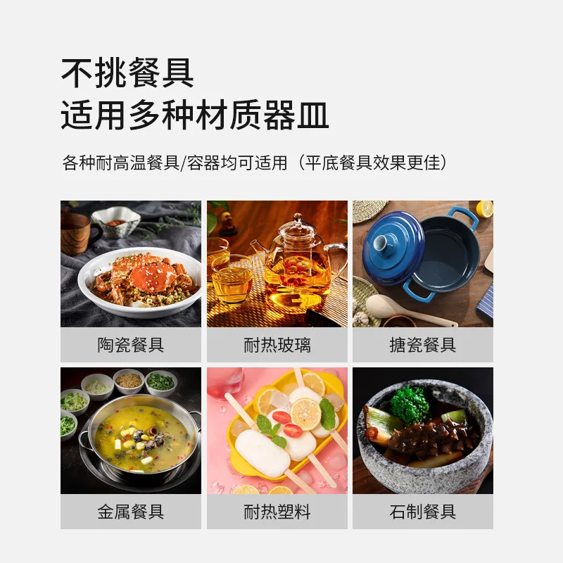 Thermostat Electric Hot Plate Rotating Smart Meal Insulation Board Adjustable Temperature Food Tea Heating Pad Milk Warmer 220V
