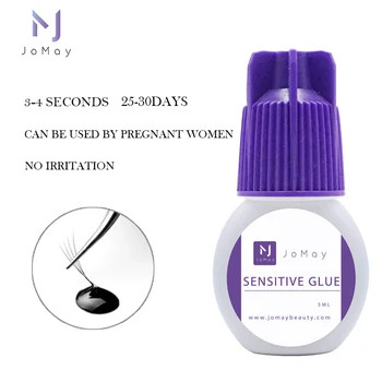 

Sensitive lashes Glue low smell Long Lasting Time Eyelash Extension Glue Adhesive Retention 3-4 weeks 5ml 3-4 Seconds