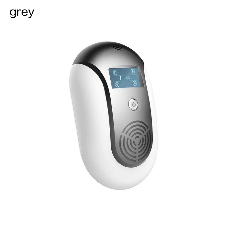 US plug-grey Ультразвуковое устройство для отпугивания тараканов, мышей, насекомых, крыс, пауков, москитов, для борьбы с вредителями - Цвет: US plug-grey