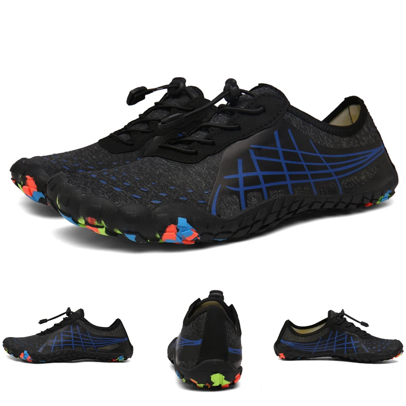

Summer Upstream Shoes Beach Shoes For Women Non-slip Hiking Sport Shoes Men Comfortable Barefoot Shoes Soft Quick Dry Aqua Shoes