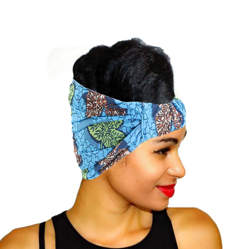 hair clips for fine hair New fashion Women African pattern flower turban Muslim Turban headscarf headwrap Ladies Chemo Cap Soft Comfortable cotton Hat hair clips