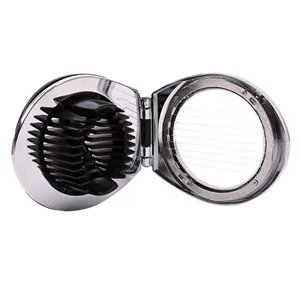 silver with black Многофункциональный пищевой нож для резки яиц из нержавеющей стали, нож для резки яиц, нож для нарезки фруктов, клубники, сыра, кухонный инструмент - Цвет: silver with black
