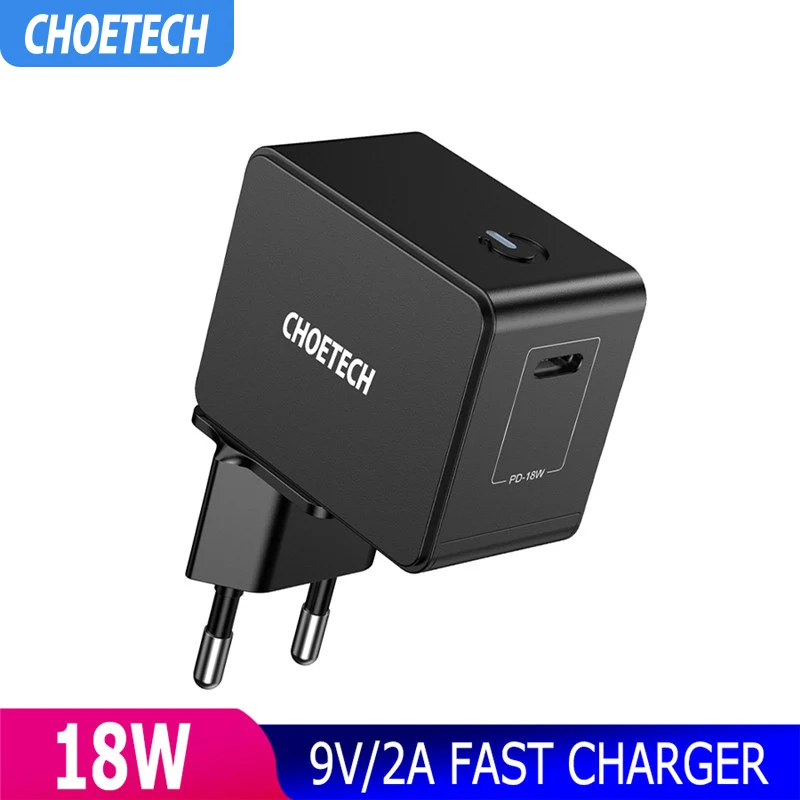 CHOETECH 18 Вт Быстрая зарядка 3,0 USB зарядное устройство PD 3,0 настенное зарядное устройство для телефона для iphone samsung Galaxy S9 huawei mate P20 быстрое зарядное устройство