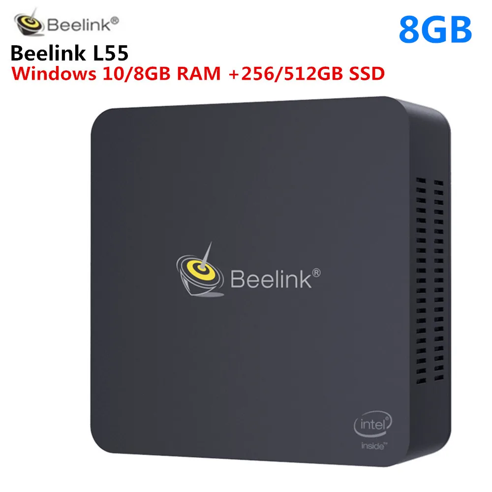 Beelink L55 Мини ПК Intel Broadwell I3-5005U Intel HD graphics 5500 с возможностью расширения 2 ТБ 2,5 дюймов HDD 1 ТБ SSD 2,4 GHz 5,8 GHz WiFi