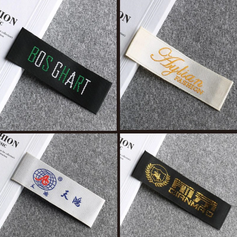 Upscale bids Clothing Woven Label Garment Accessories MadeTrademark Custom-made Logo Children's Cotton Linen Original Clothing