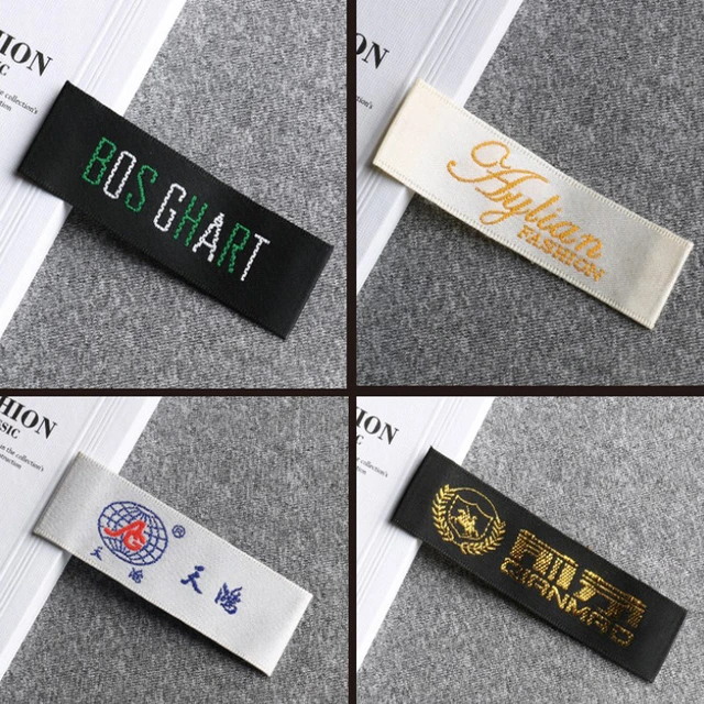 Clothing Tags Washable Garment Labels Custom Woven Labels For Clothing Own  Name Labels Logo Woven Tags - AliExpress