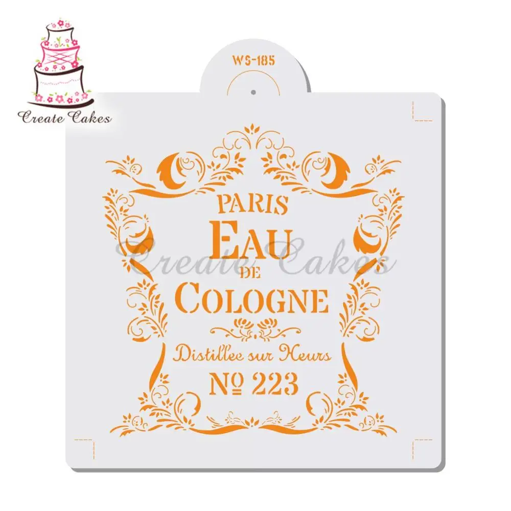 Frame Designs Stencil For Walls Retro European Style Hollow Flower Pattern Wall Decorative Embossing Paper Card | Дом и сад