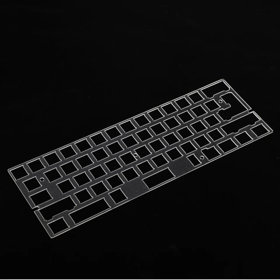Piastra Di Posizionamento NPKC In Alluminio Anodizzato Per Tastiera GH60 (ISO/ANSI, Colore Oro)