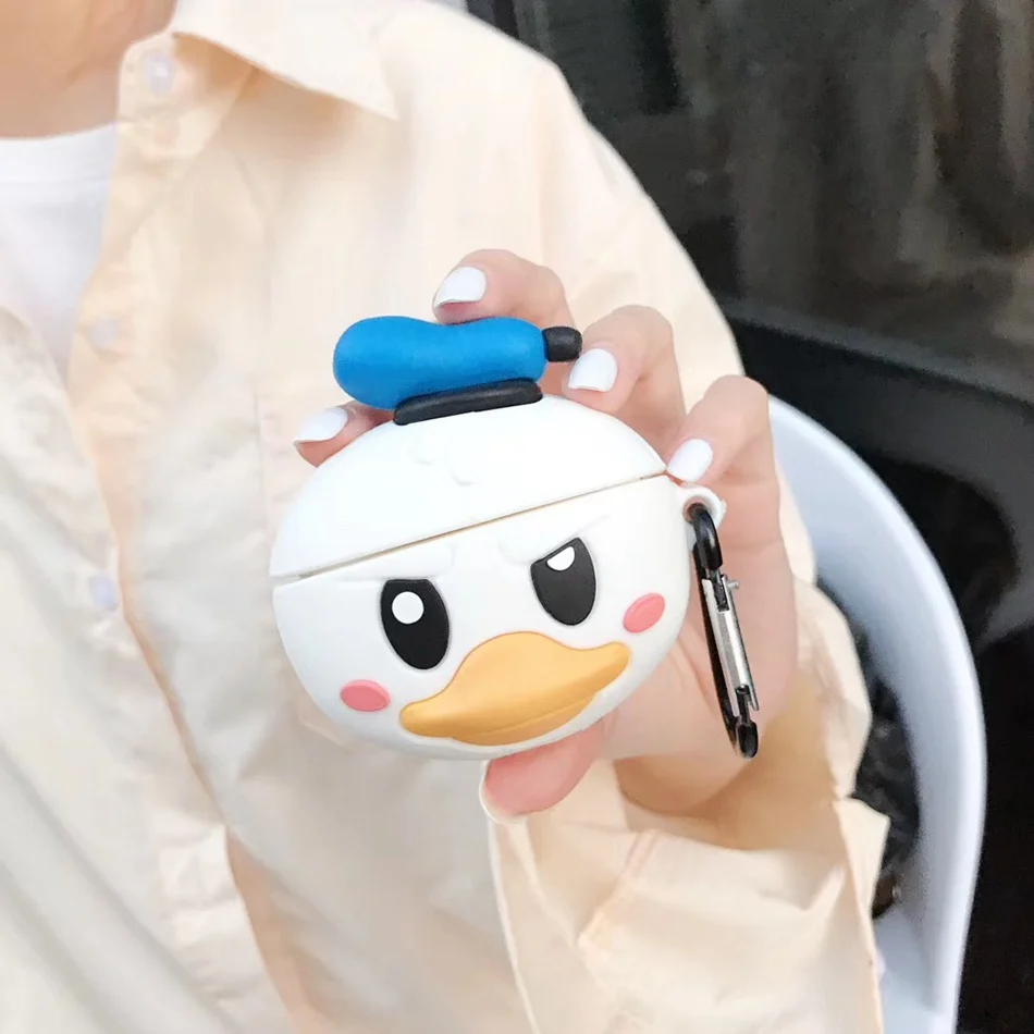 1205 3D чехол для наушников для Airpods Pro Чехол силиконовый милый кот крокодил Мультяшные наушники/Earpods чехол для Apple Air pods Pro 3 чехол s - Цвет: 1205