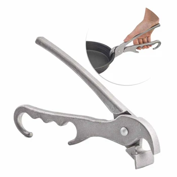 

Pizza Pan Gripper for Deep Pizza Pans,Heavy Duty Cast Aluminum Pan Tongs,Great for Pulling Hot Pizza Pan Out Of the Microwave,Ov