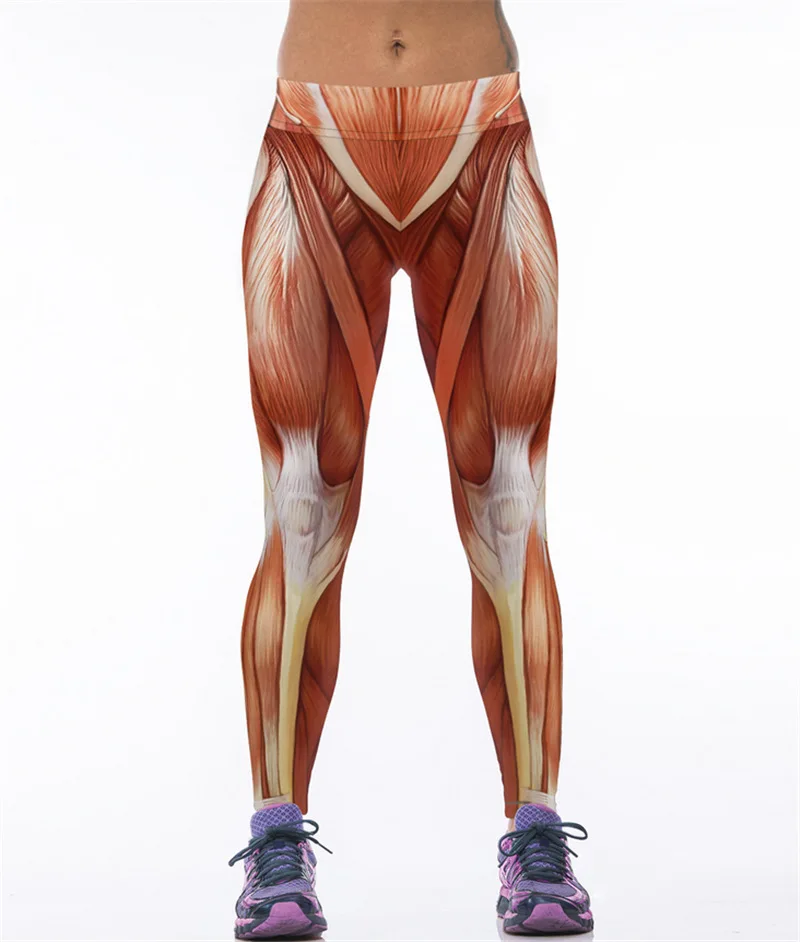 

New Digital Printing Slim Pencil Pants High Waist Leggings