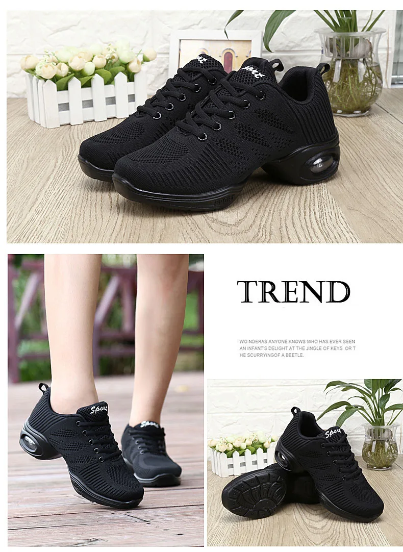 modern square dance shoes for women training gym shoes ballroom dancing shoes for girls jazz dance sneakers 41