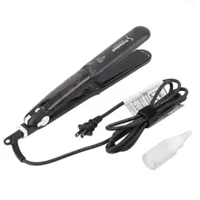 Паровые прямые волосы шина выпрямитель для волос Профессиональный паровой выпрямитель для волос керамический паровой волос плоский железный шов