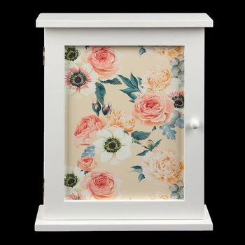 

Housekeeper wood 6 hooks "Flower extravaganza" white 28x22x6.5 cm 2747737