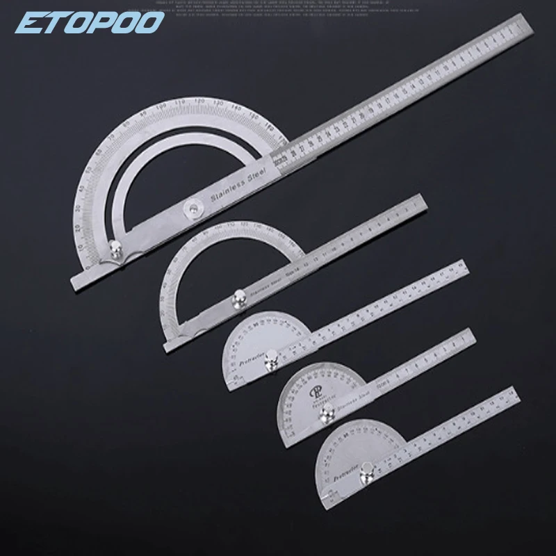 Métal rotatif 180 Degré Angle Jauge Rapporteur 15 cm règle outil de mesure Métal rotatif 180 Degré Angle Jauge Rapporteur 15 cm règle outil de mesure