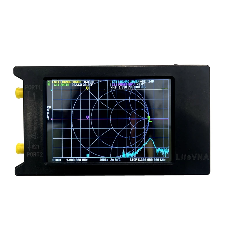 New LiteVNA-64 50KHz ~ 6.3GHz LiteVNA 3.95" Touch Screen Vector Network Analyzer HF VHF UHF Antenna Analyzer Update of NanoVNA 3