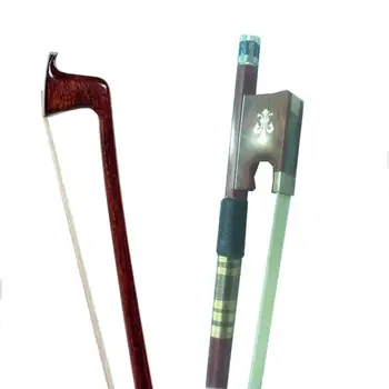 

4/4 SizeTop grad VIOLIN BOW hybrid Carbon Fiber outside Pernambuco Skin Stick Snakewood gold colour Frog white Natural Horsehair