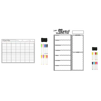

2 set A3 netic Whiteboard Sheet-1 set with netic Eraser+instructions & 1 set without netic Eraser+instructions