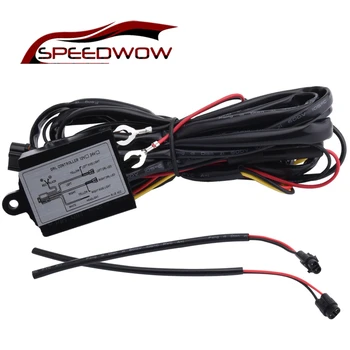 

SPEEDWOW 12V Daytime Running Light Relay Harness DRL Controller LED Daytime Running Lights Controller For BMW Audi Auto VW