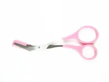

Eyebrow Eyelash Thinning Shears Hair Scissors Precision Clipper Comb Trimmer Cutter Grooming Cosmetic Face Razor for Women Tool