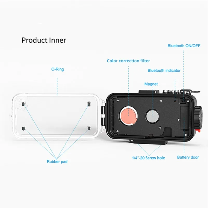 Seafrogs Diving  Waterproof Housing Case For Huawei Mate 30/Mate 30 Pro Smart Phone Underwater Phone Cover Photography 40m/130ft