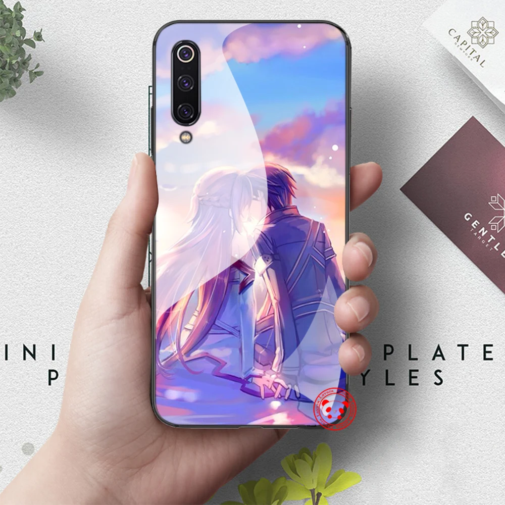 YIMAOC Sword Art онлайн САО Япония Аниме стеклянный чехол для Xiaomi Redmi 4x 6A note 5 6 7 Pro mi 8 9 Lite A1 A2 F1 - Цвет: TG6