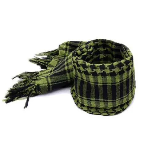 Lightweight Plaid Tassel Arab Desert Shemagh KeffIyeh Scarf Wrap Pashmina Worthy